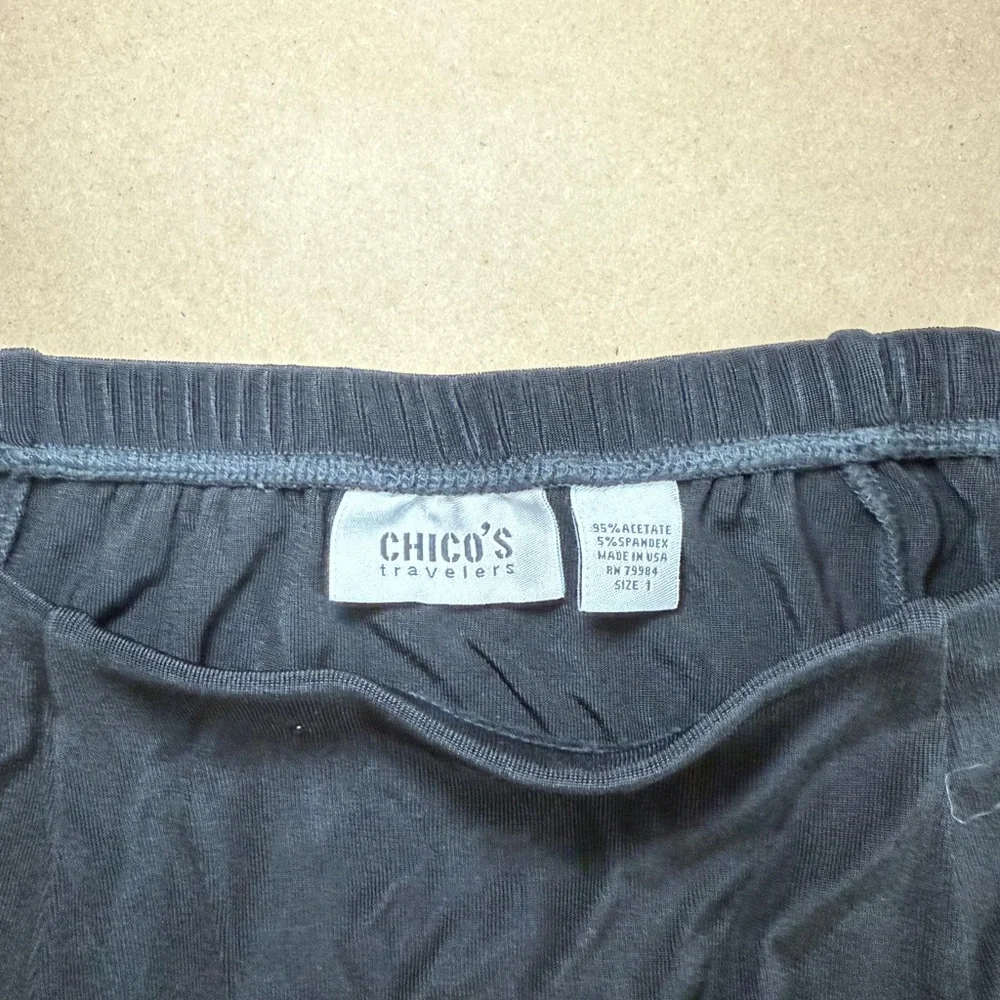 Chico's Travelers Classic Jordan Minimalist
Midi Swing Skirt in Black - Picture 3 of 3